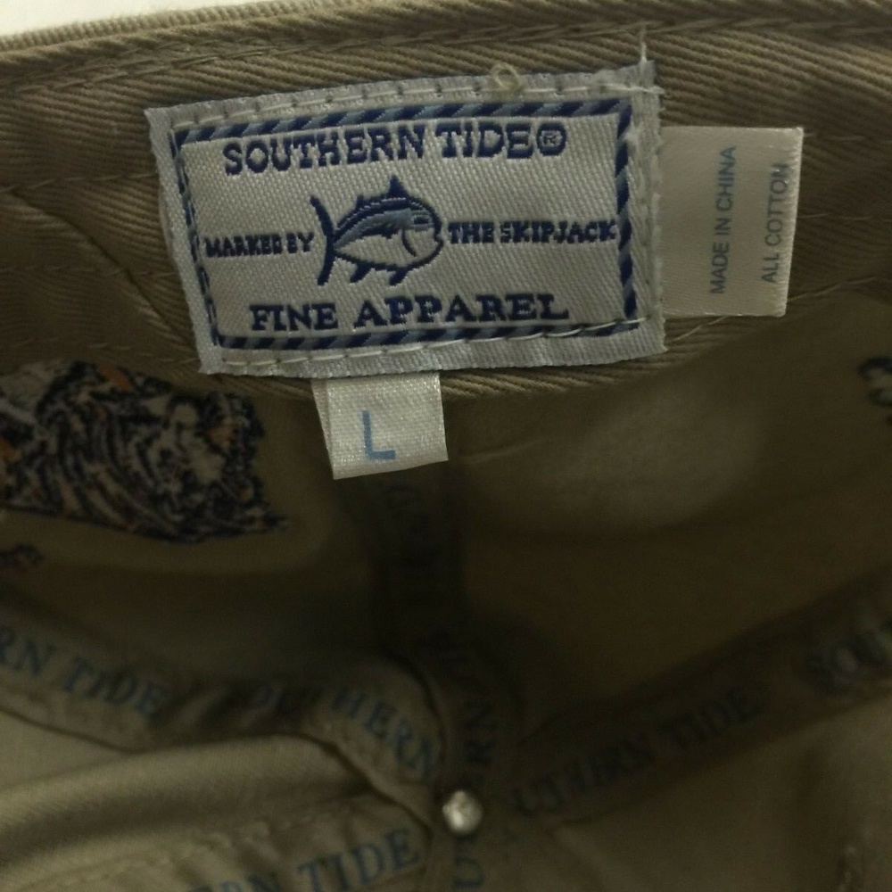 Southern Tide Strap Back UM Tigers Logo Hat - Picture 5 of 8